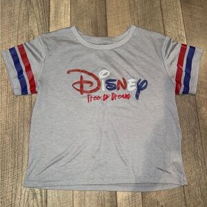 Disney “Free to Dream” Crop T-Shirt